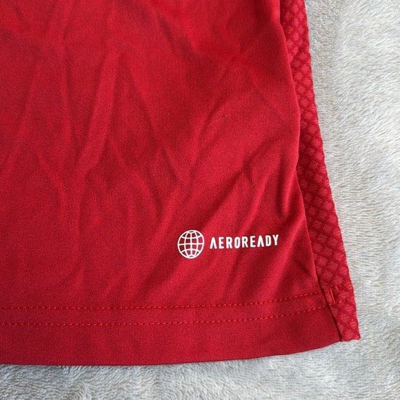Adidas Aeroready TIRO 23 Training T-Shirt Red Size Large - Picture 6 of 12